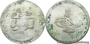 S6639 Turkey Piastre Mustafa III 1171 /86 Istanbul Silver