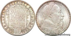 S7866 Suède Sweden 2 Kronor Gustave V 1932 FDC -> Make Offer