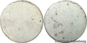 S9748 Rarissime France 1 Franc Essai uniface 1941 1942 Bazor Aluminium PCGS AU55