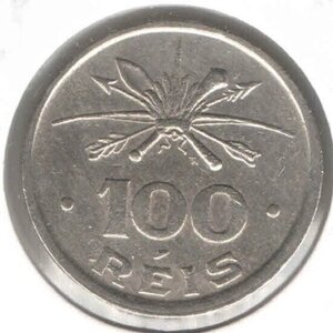 Coin 100 Reis 1932 Brazil - Copper-Nickel - KM# 527- ebls573