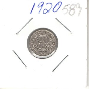 Brazil Coin 20 Réis 1920 - KM# 516 - EB589