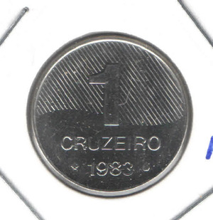 Compartilhar Coin 1 Cruzeiro 1983 BRAZIL UNC ls1643
