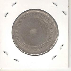 Coin 200 Reis 1899 - KM# 493 - Brazil EB428