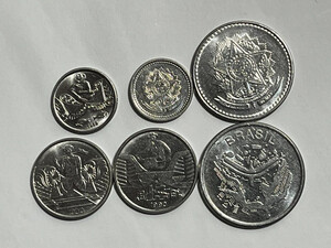 6 Brazil Coins Stainless Steel - LTLS032