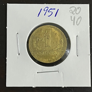 Brazil Coin 1 Cruzeiro 1951- KM# 558 - Alumínio-Bronze - eb2040