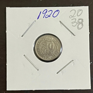 Brazil Coin 20 Réis 1920 - Copper-Nickel - KM# 516 - EB2038