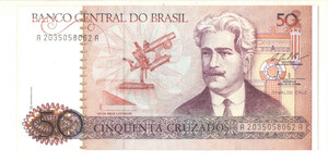 Banknote 50 Cruzados Brazil - 1987 - C183 - UNC - A2035058062A