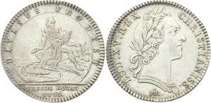 O3442 Jeton Louis XV Trésor Royal Fleuve 1755 Argent ->M offre