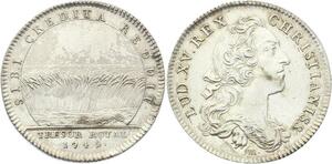 O3477 Jeton Louis XV Trésor Royal Argent Silver Moisson 1749 SUP ->Make offer