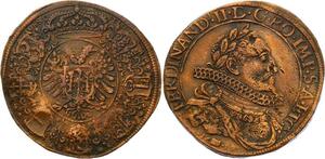 O3507 Rare Jeton Louis XIII Ferdinand II Bourgogne Besançon Service Comptes