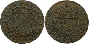 O3519 Jeton Henri IV Écu aux armes de la Ville d'Amiens Picardie Lys ->M offre