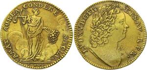 O3526 Rare R2 SUP ! Jeton Louis XV Nuremberg Bien Aimé SUP ->M offre