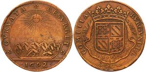 O3553 Jeton Louis XIV Bourgogne Guerre Ligue Augsbourg 1692 ->M offre