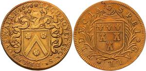 O3576 Jeton Louis XIV Touraine Jacques Bouet Maire 1646 ->Make offer
