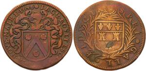 O3579 Jeton Louis XIV Touraine Jacques Bouet Maire 1646 ->Make offer