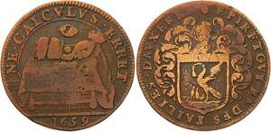 O3582 Jeton Louis XIV Bourgogne Noblesse Piretouy 1659 ->Make offer