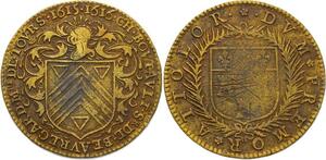 O3598 Rare Jeton Henri IV Touraine Tours Charles Boutault Maire 1615 1616