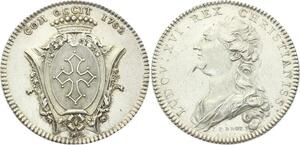 O3609 Rare Jeton Louis XVI Languedoc Droz 1782 Argent SPL ->Make offer
