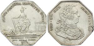 O3627 Jeton Louis XV Corporations Minerve Justice 1732 Argent ->M offre