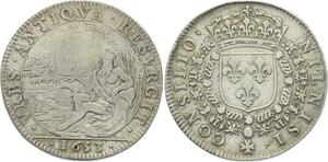 O3660 Rare Jeton Louis XIV Conseil Retour du Roi à Paris 1653 Argent ->M offre