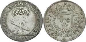 O3665 Rare Jeton Louis XV Conseil du Roi Louis XIV 1657 Argent ->M offre