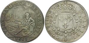 O3667 Rare R2 Jeton Cour Monnaie de Paris Louis XIV 1653 Argent ->M offre