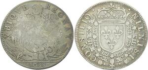 O3672 Jeton Louis XIII Conseil Roi 1638 Lion Argent Silver ->Make offer