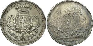 O3686 Rare Jeton Jean-Baptiste Flachat Louis XV 1761 Argent Silver ->Make offer