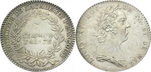 O3709 Jeton Louis XV Académie Françoise 1732 Argent Silver ->Make offer