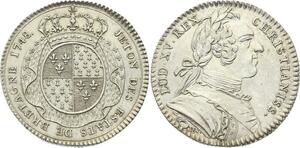 O3748 Jeton Louis XV Etats Bretagne Rennes 1748 Argent Silver Splendide