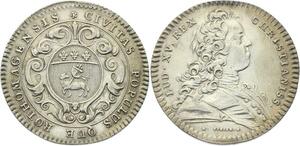 O3762 Rare Jeton Louis XIV Ville de Rouen Rothomagensis Argent ->Make offer