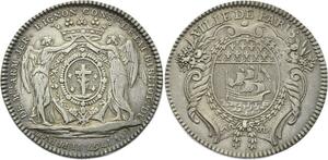 O3814 Jeton Louis XV Bibliothèque Roi 1767 Jérôme Bignon Argent Silver -&gt;Make offer