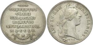 O3826 Jeton Louis XV Assemblée Clergé Religieux 1755 Argent Silver ->Make offer