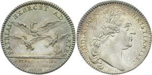 O3863 Rare Jeton Louis XVI Ville de Paris 1774 La Seine Argent SUP ->Make offer