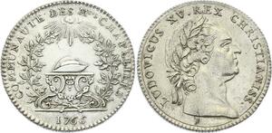 O3895 Rare R3 Jeton Louis XV Corporations des Chapeliers 1765 Silver SUP