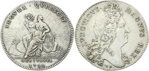 O3913 Rare Jeton Louis XIV Occitania 1700 Argent Silver SUP ->Make offer