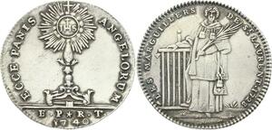 O3916 Tres Rare Jeton Louis XVI Marguillers Saint Laurent 1740 Silver SUP