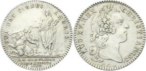 O3919 Rare Jeton Sainte Madelaine Evêque 1750 Argent Silver ->Make offer