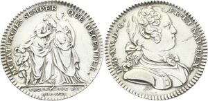 O3933 Rare Jeton Louis XV Argenterie Roi 1727 Argent Silver ->Make offer