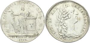 O3934 Rare Jeton Louis XV Etats de Lille 1737 Argent Silver ->Make offer