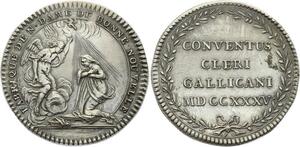 O3986 Jeton Fabrique 1735 Notre-Dame Bonne Nouvelle Argent Silver SPL