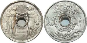 O9 Finest Top Pop France 25 Centimes Essai Varenne 1913 PCGS SP67 FDC -&gt; M offer