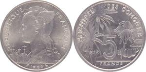 O103 Comores 5 Francs 1964 FDC !! -> Make offer