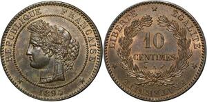 O292 France Rare 10 Centimes Cérès 1894 A Paris Splendide +++ -> Make offer