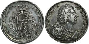 O805 Tres Rare Jeton Comte Lautrec 1738 lieutenant des armées Toulouse Argent