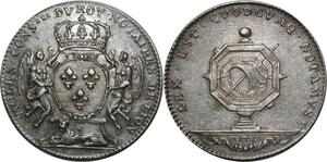 O952 Notaires du XIXe Siecle Notaires de Lyon 1715 Silver SUP