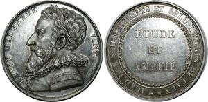 O959 Jeton Malherbe Etude et Amitié Caen Argent