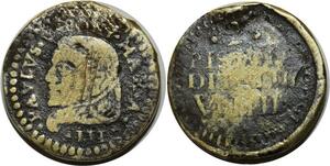 O1154 Very Rare !! Vatican Poids Monetaire 2 Pistole Paul Pavlvs V Pont max 1550-1621