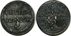 O1168 France Poids Monetaire Teston Louis XII à Henri III nd