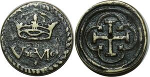 O1175 France Rare Louis XIII Poids Monetaire Louis d'or XIII à partir de 1640